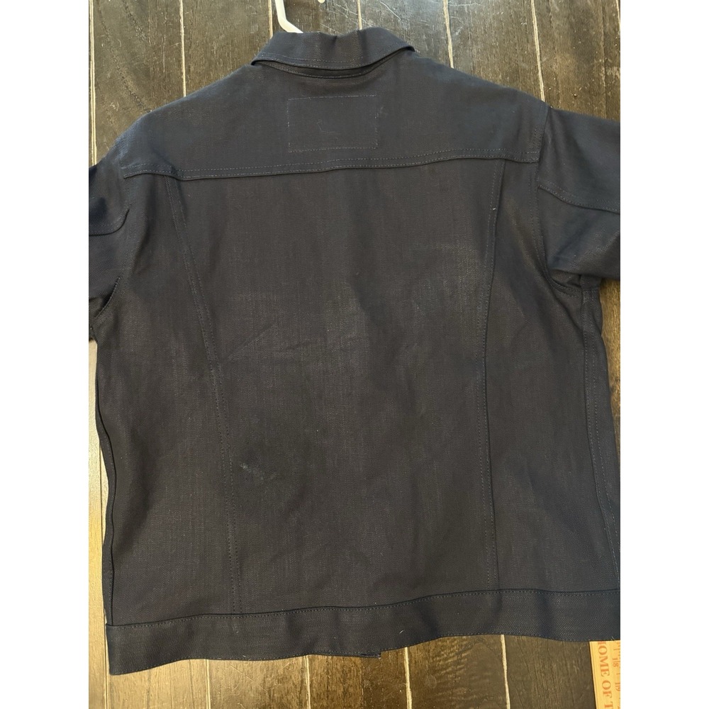 Naked & Famous Denim Jacket L NWOT Left Hand Twill Midnight Edition Raw Japan - Picture 3 of 13